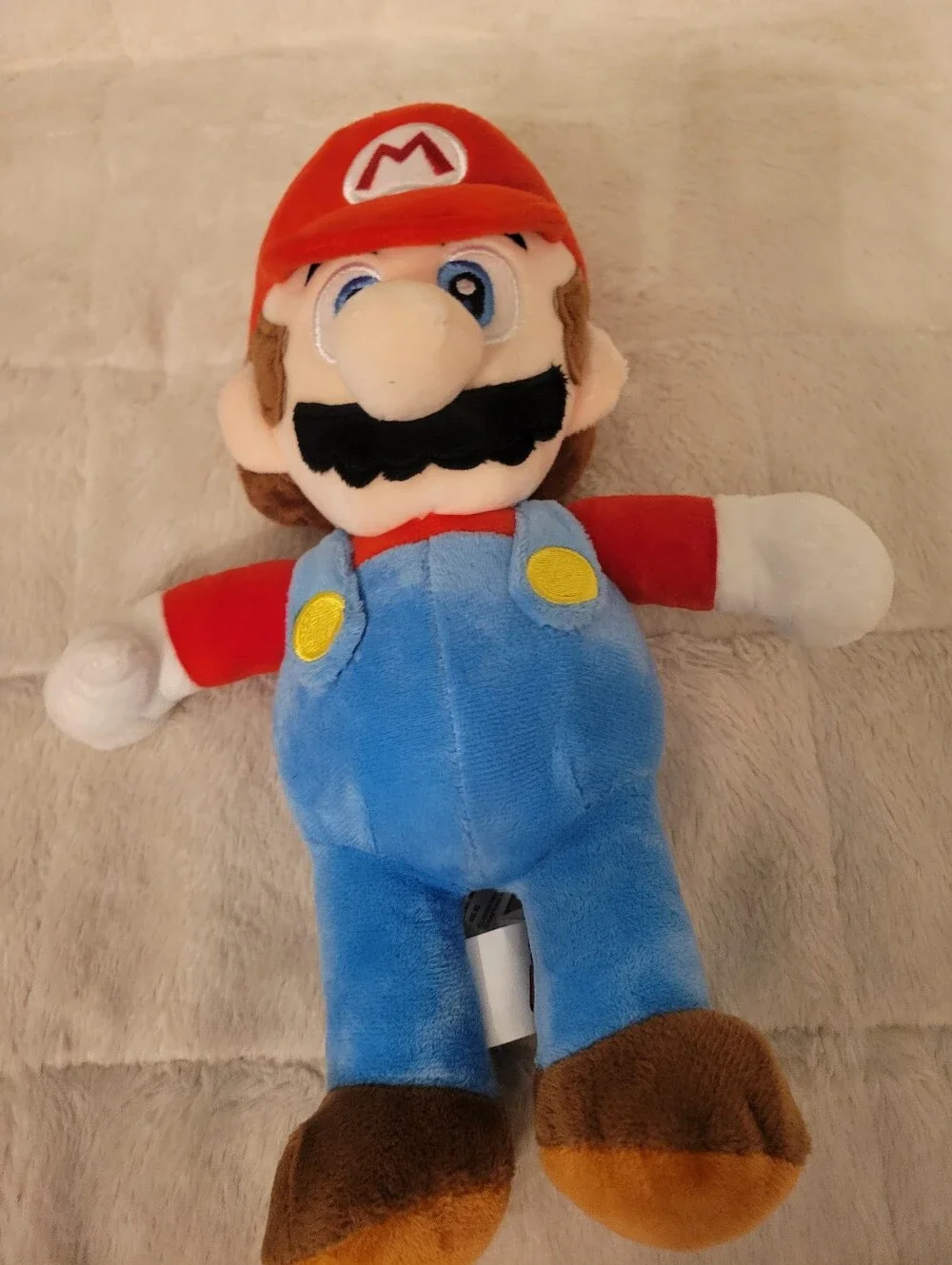 Super Mario Plush Toy - Red Hat, Blue Overalls Euc